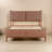 PU Leather Platform Upholstered  Bed