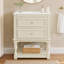 Meuble-lavabo de style rétro avec lavabo en céramique et rangement intelligent-610820006
