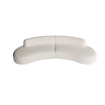 Semi-circular  arc negotiating sofa