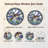 Dragonfly Iris Stained Glass Window Panel，12"H-829945995
