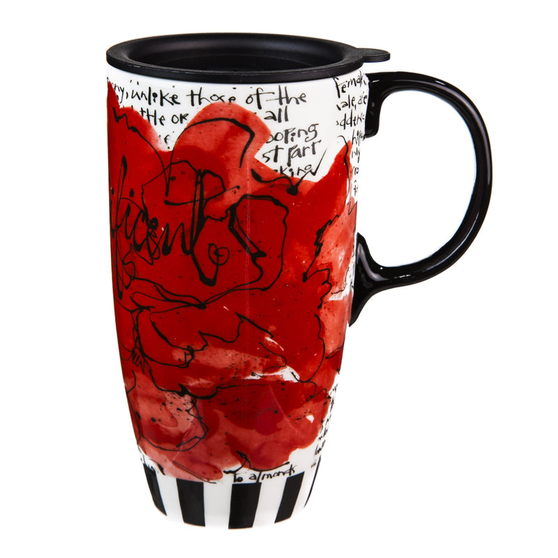 Grande tasse de voyage 17 onces en boîte magnifique Adelchi