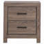 Table de chevet 2 tiroirs Brantford