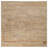 Marschell Square Wood Coffee Table With Shelf Brown and White