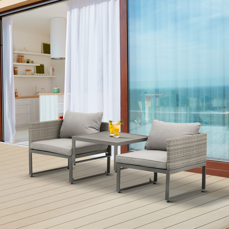 Junita Rattan Love Seat