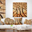 Coussin décoratif Cracked Brown