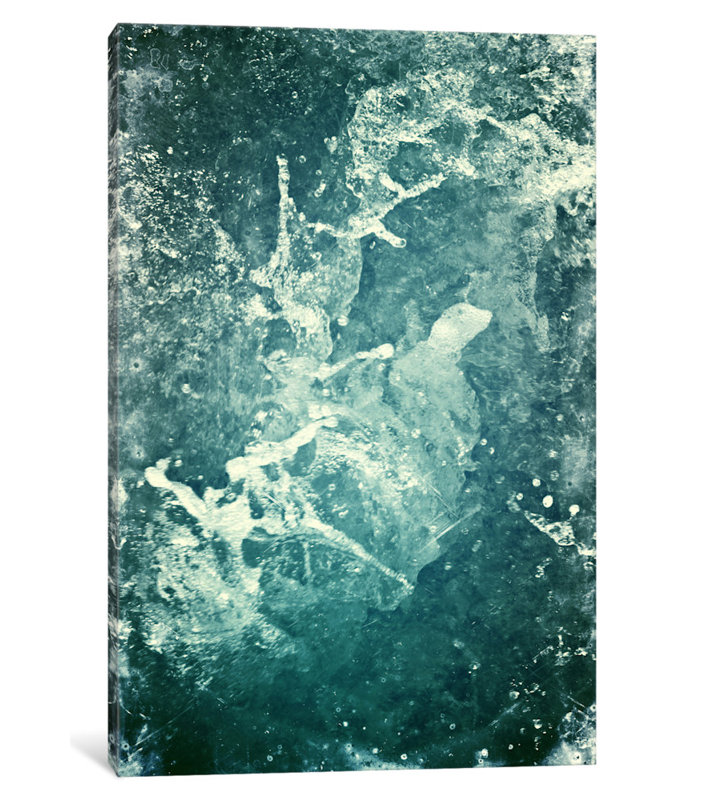 « water ii », reproduction d’art sur toile, H 26 po x l 18 po x P 1,5 po, Toile tendue, Pas de tapis
