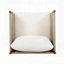 Élégants fauteuils club d'extérieur (ensemble de 2) avec corde beige à motif de losanges, parfaits pour la détente du patio et du jardin.