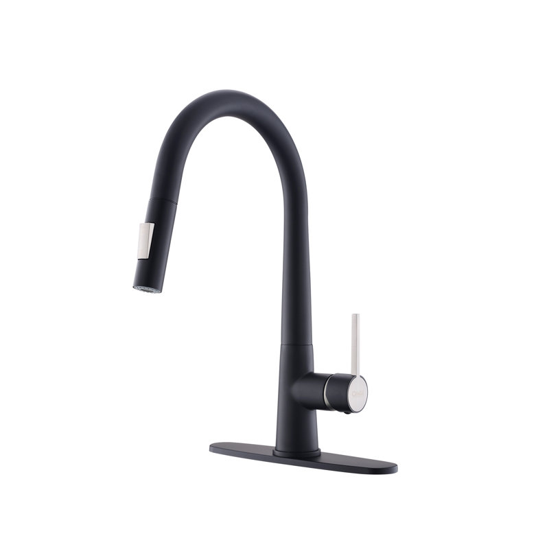 Robinet de cuisine à un trou avec plaque de base Topcraft