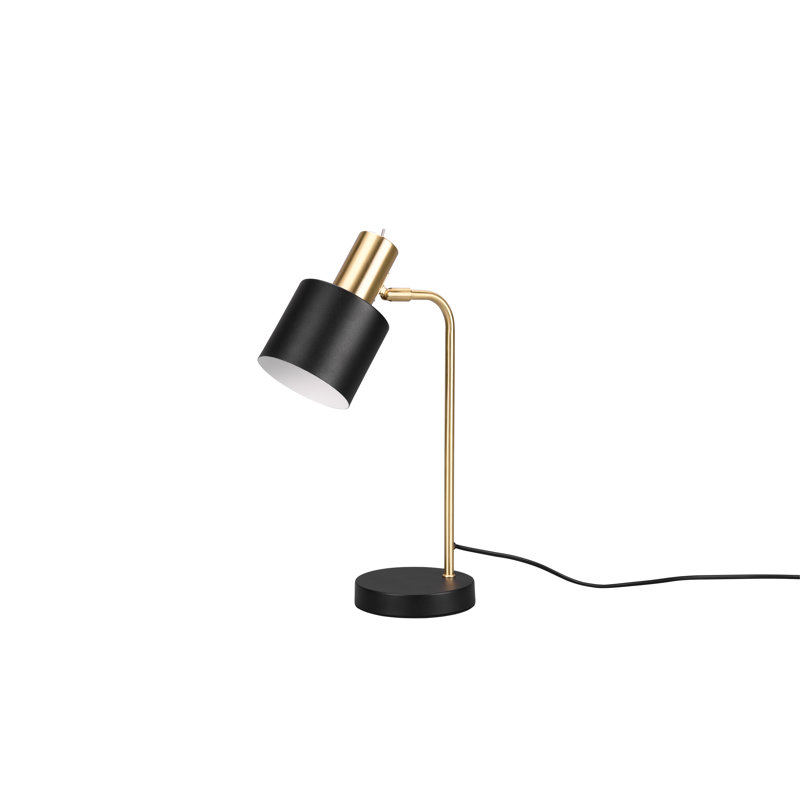Kamaar 43.5Cm Desk Lamp, Black/Gold, Black