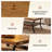 47" Farmhouse Coffee Table