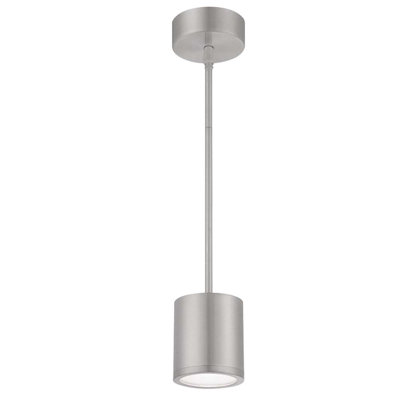 Luminaire suspendu cylindrique à tube DEL à intensité variable, 3000K