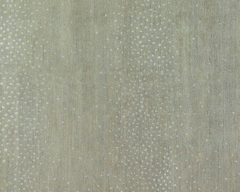 Aurora Area Rug in Green/Silver, Rectangle 2' x 3'