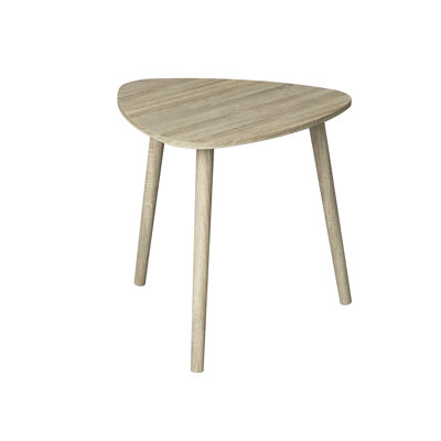 Side Table. End Table Living Room. Bedside Table or Night Stand. Small Entry Table White Natural Base