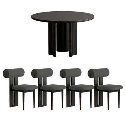 Ensemble de table de salle à manger italienne simple