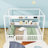 Canopy Montessori Floor Bed With Built-In Storage And Safety Slats-1564176474-1564176472