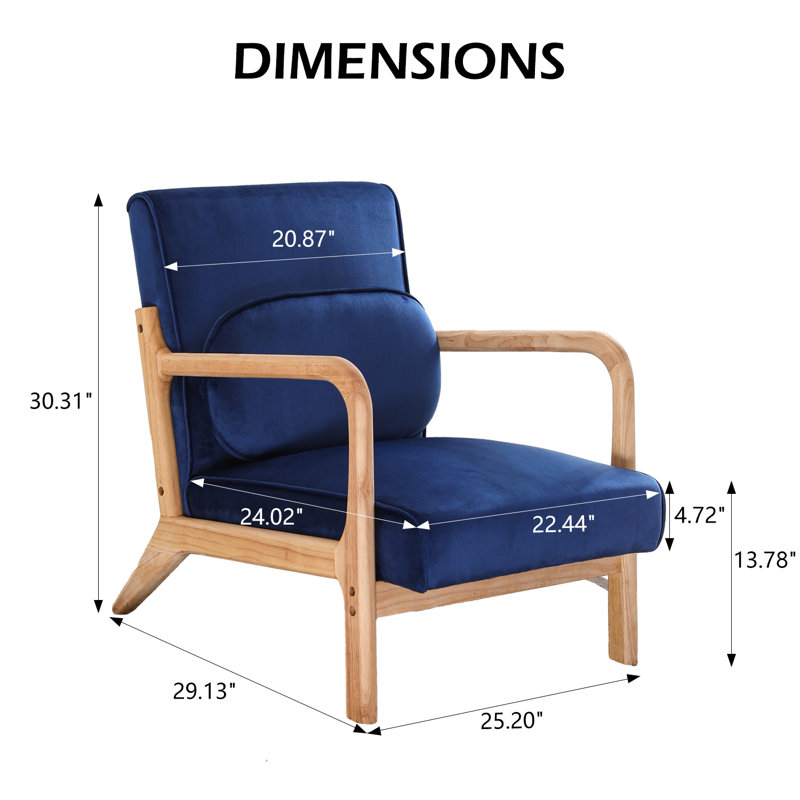 Lokey 25,2 po de largeur, 100 % polyester bleu