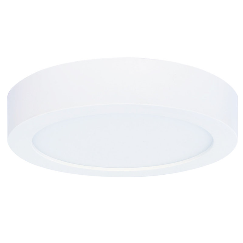 Noor LED Flush Mount, 2700K, White