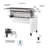 Magomed 72W 3 Position Sit to Stand L Shaped Desk with Hutch and Bookcase-1574935047