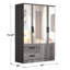 Armoire 4 portes avec 2 tiroirs et tablettes Apollonios-929900217