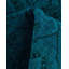 Tapis de couloir surteint de conception unique 2 pi 5 po x 9 pi 8 po bleu / noir / bleu sarcelle