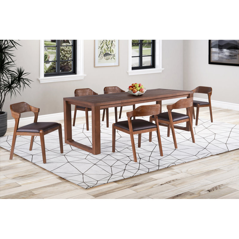 Levata Drop Leaf Solid Wood Dining Set