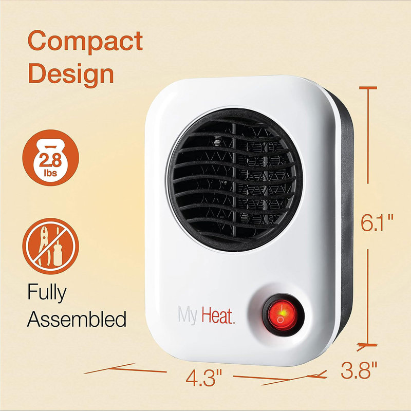 Lasko 3000 BTU Electric Compact Space Heater
