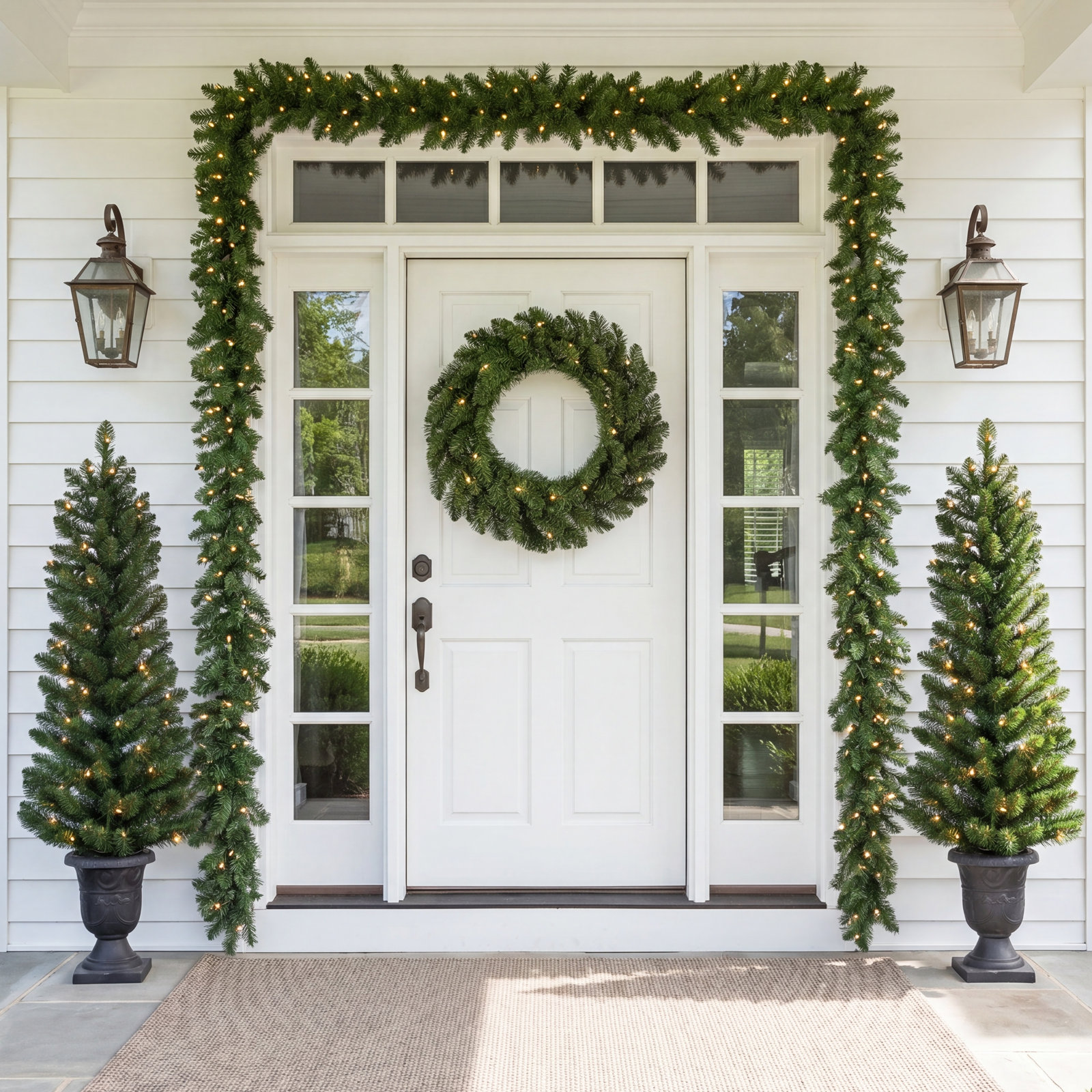 24" Pre-Lit Evergreen Tree