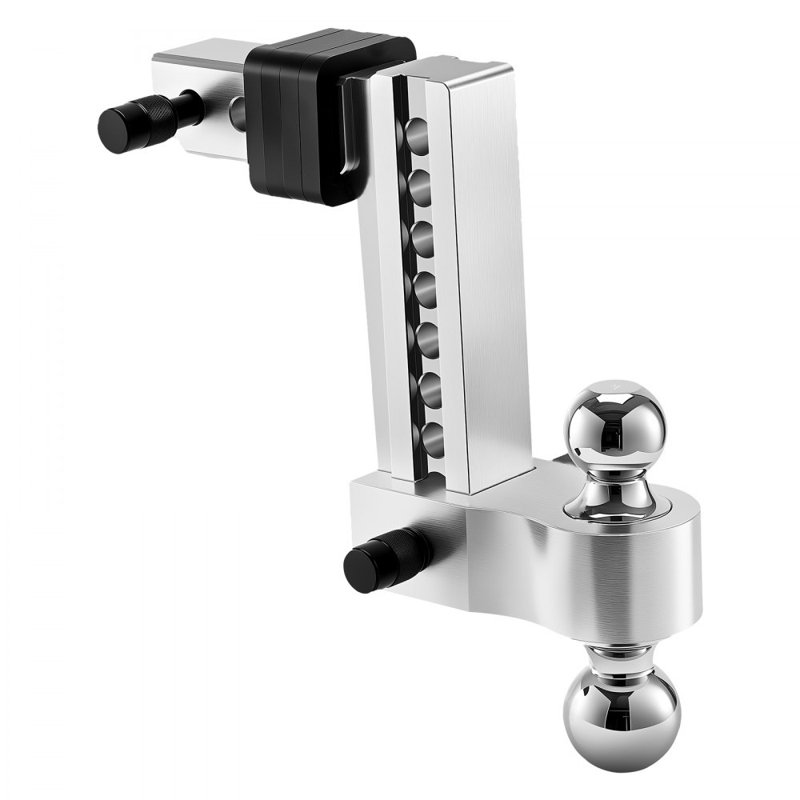 Attelage de remorque ajustable 2 po Récepteur à bille basculante 8 po à 3 boules 15 000 lb