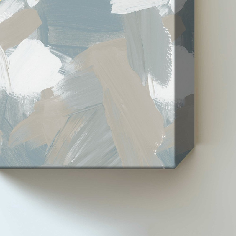 «Miami Abstract Gray I» par Lucille Price - Impression sur toile