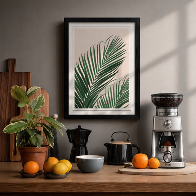Verdant Palm Fronds Botanical - Print