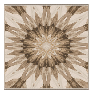 Machine Washable Paulett Posh & Luxe Starburst Rug in Brown – Binding
