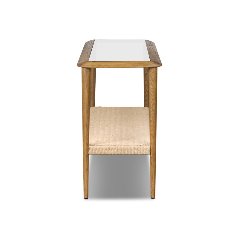Carmelo Console Table-Medium Brown Oak