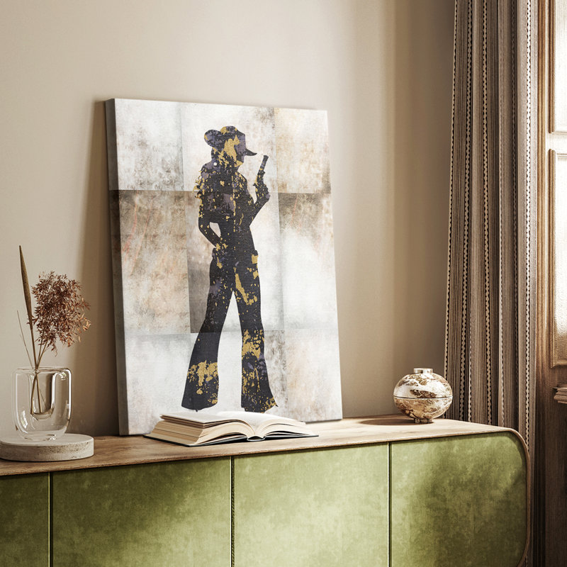 Cowgirl I - galerie sur mesure, H 27 po x l 18 po