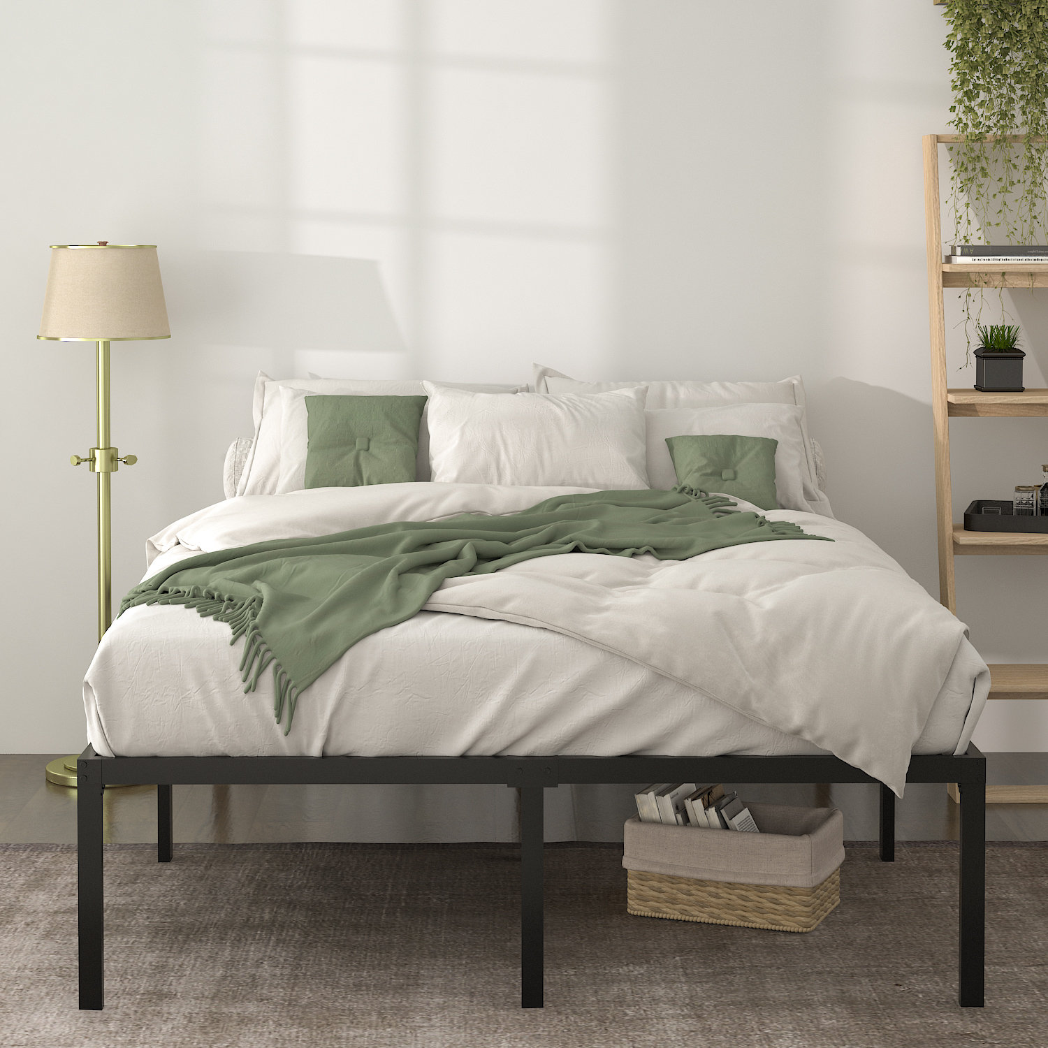 Latitude Run® 18.3'' Metal Bed Frame & Reviews | Wayfair