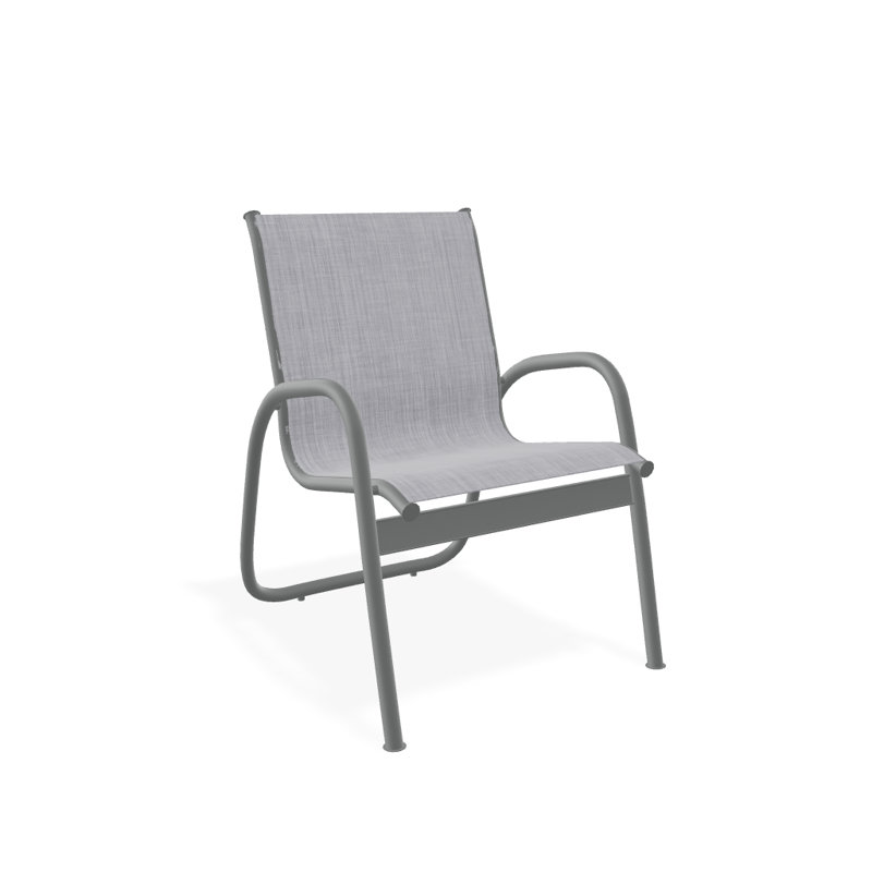 Fauteuil de patio Gardenella, Graphite texturé, Bijou
