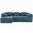 101.2" Sectional Sofa-1698507375
