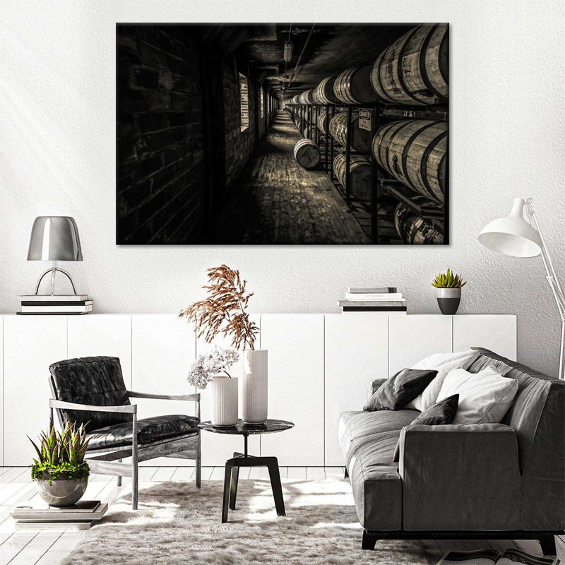 Whiskey Cellar Canvas Print, 39" H x 26" W x 1.25" D