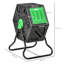 Outsunny 65L Compost Bin for Garden 360° with Steel Base Green and Black