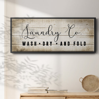Laundry Co.- Toile encadrée