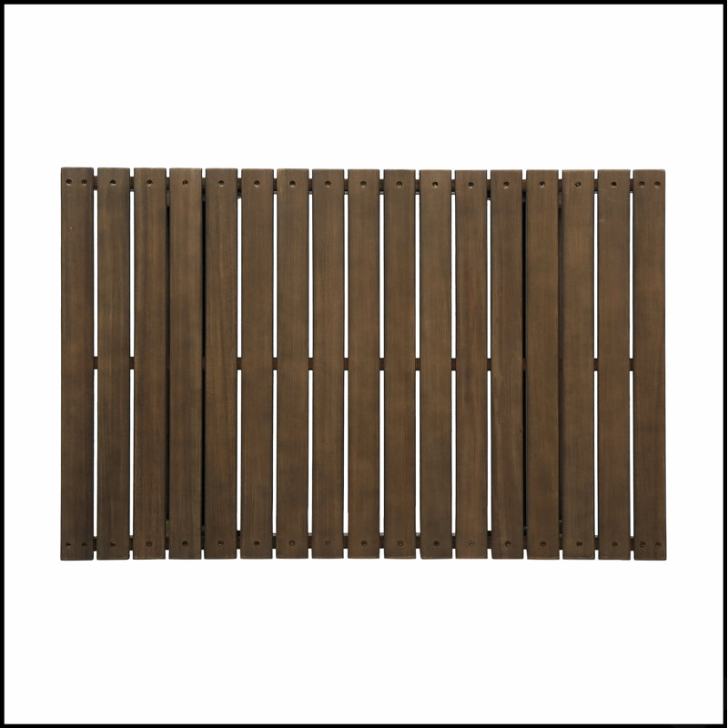 Table basse d'extérieur élégante en bois avec finition naturelle, idéale pour rehausser l'esthétique de votre terrasse et de votre jardin.