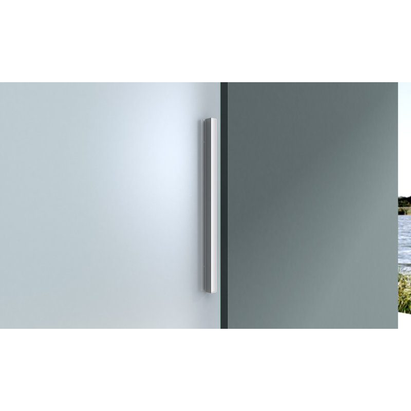 Durovin 1025mm internal Sliding Glass Door - Fully Frosted - Bar Handle - With Soft Close, 1025mm x 2050mm