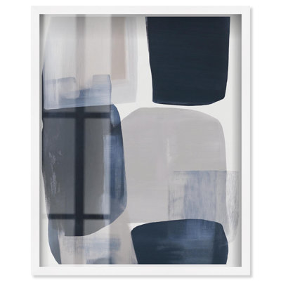 Décoration murale moderne Oceanic Forms II Shadowbox Print par Art Remedy