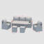 Ensemble de canapé d'extérieur en rotin PE 6 pièces Amiraka-1788938026-1844691241