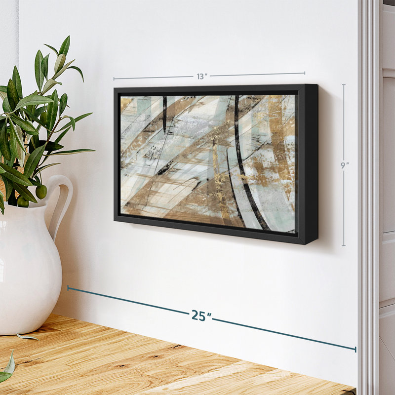 Abstract " Rhythm Abstract Canvas Print ", 9" H x 13" W