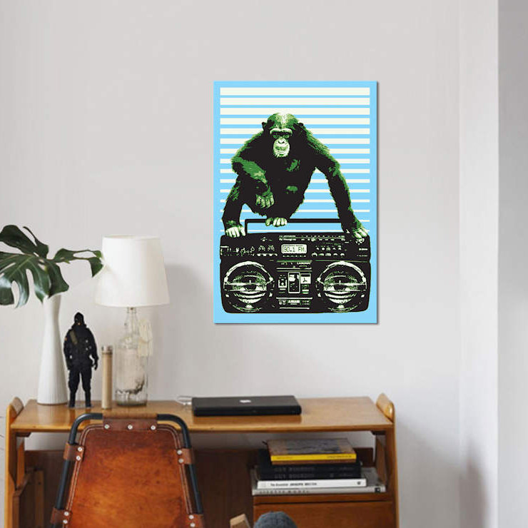 «Boom Boom», impression sur toile, H 18 po x l 12 po x P 1,5 po, Toile tendue