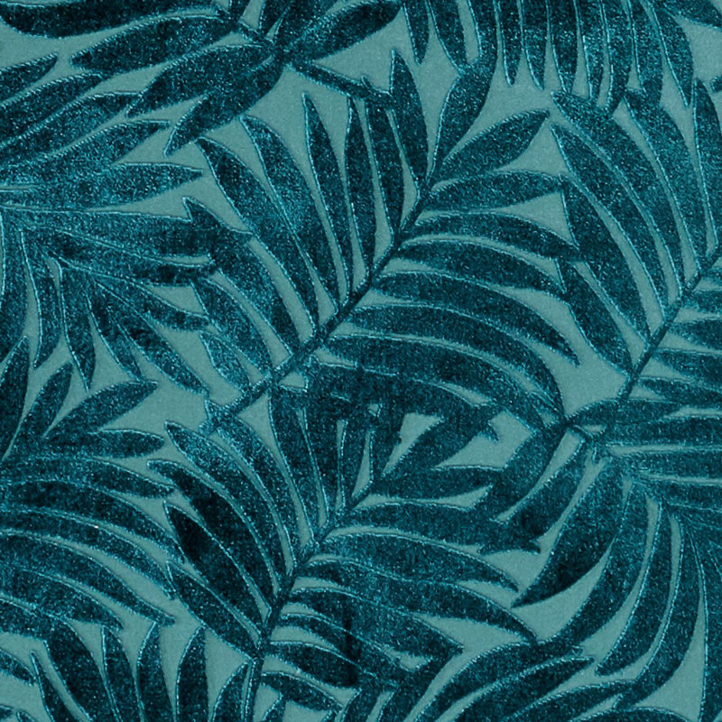 Colasanto Velvet Floral Duvet Cover with Pillowcases Included, Single, Emerald