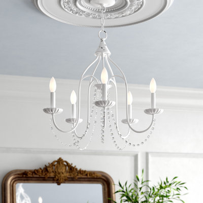 Hauppauge 5 - Light Dimmable Classic / Traditional Chandelier