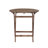 Glyndon 2 - Person Acacia Solid Wood Patio Dining Set Round Table
