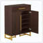 Armoire de rangement pour chaussures à 6 niveaux avec portes