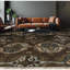 Himalayan Abstract Area Rug in Brown